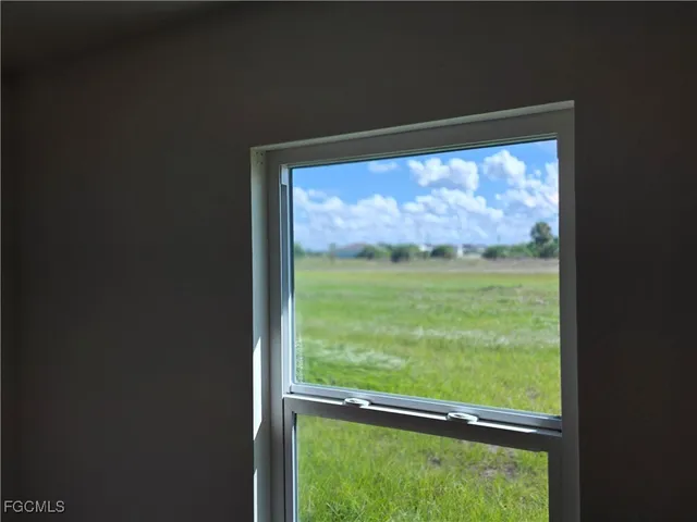 a view of a from a window