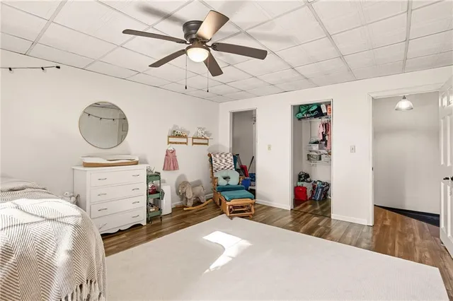 a room with storage and utility