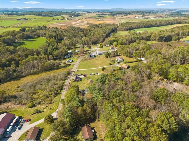 a view of a sky from a city