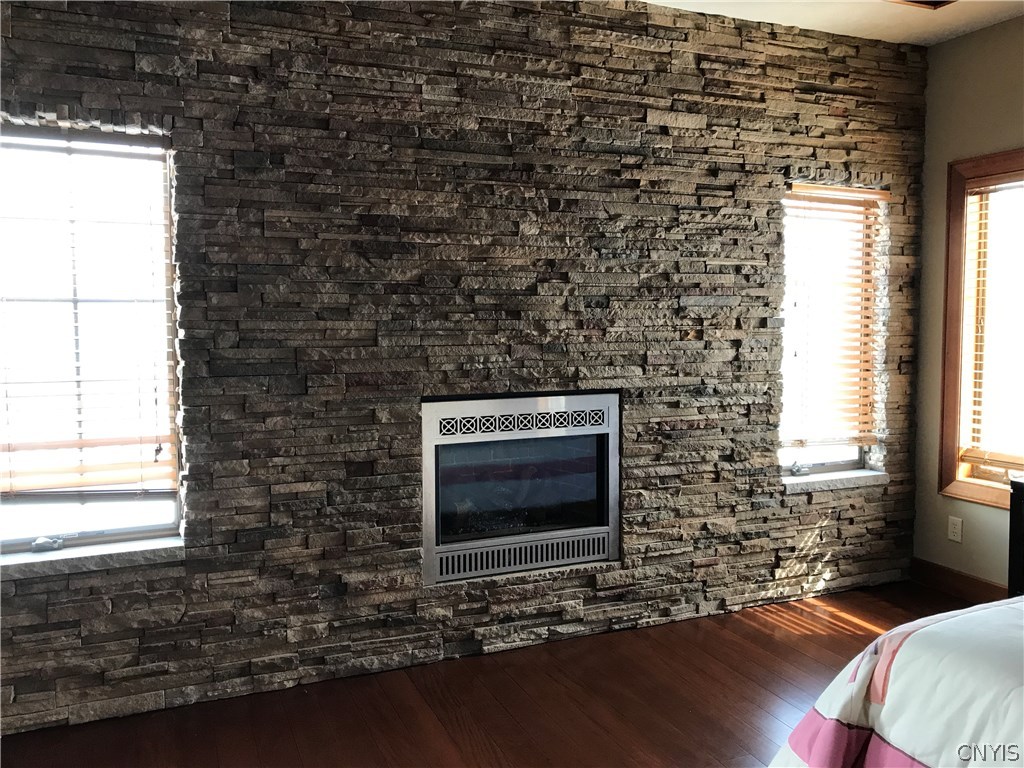 7256 Lewis Road Throop, NY 13021 - Photo 15 of 36 Master Bedroom Gas Fireplace.