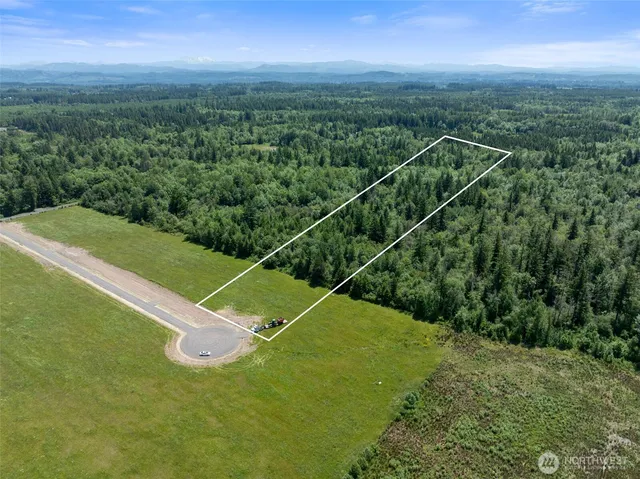 a view of a green field with clear sky