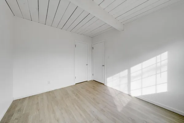 wooden floor in an empty room