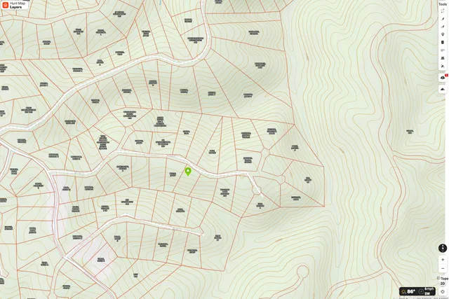 a view of an ocean with a yard