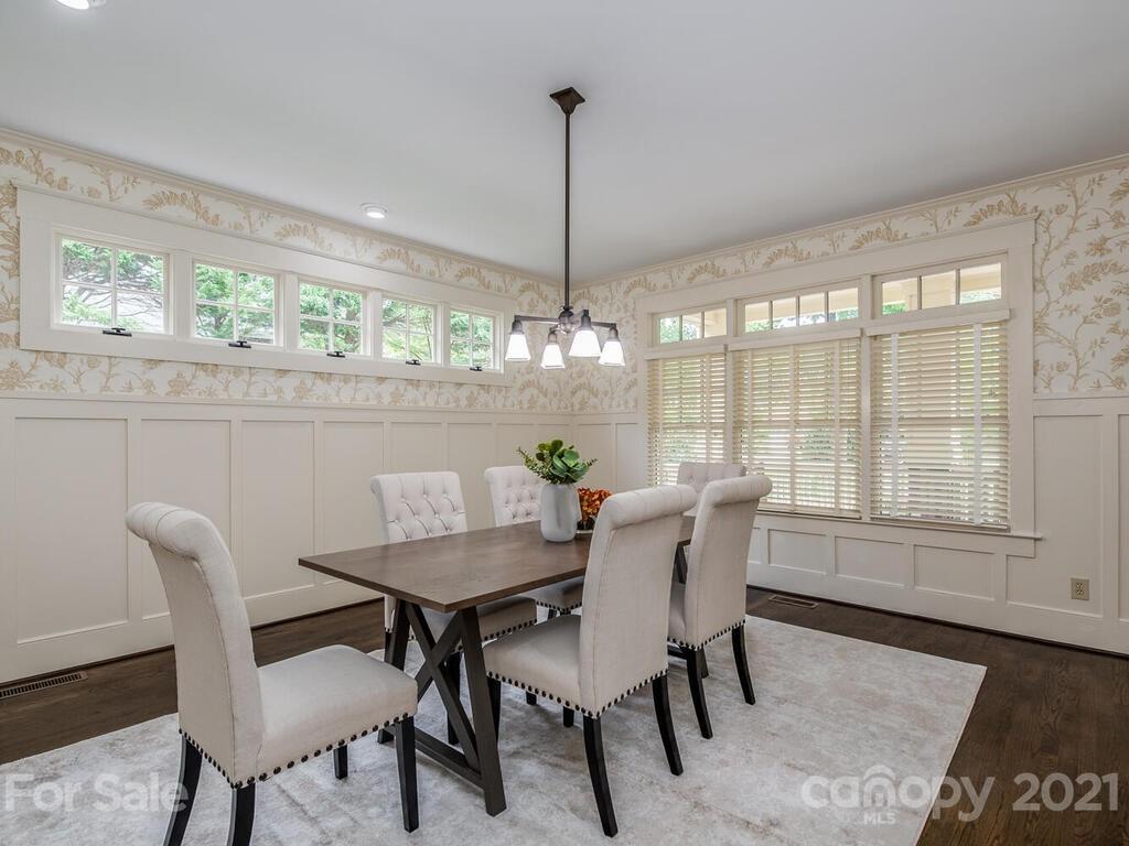 4608 Nora's Path Road Charlotte, NC 28226 - Photo 9 of 39 a view of a dining room with furniture window and outside view