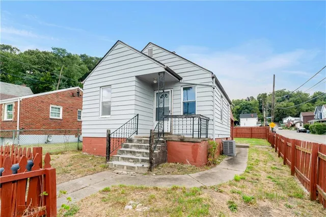 a view of a house with a patio