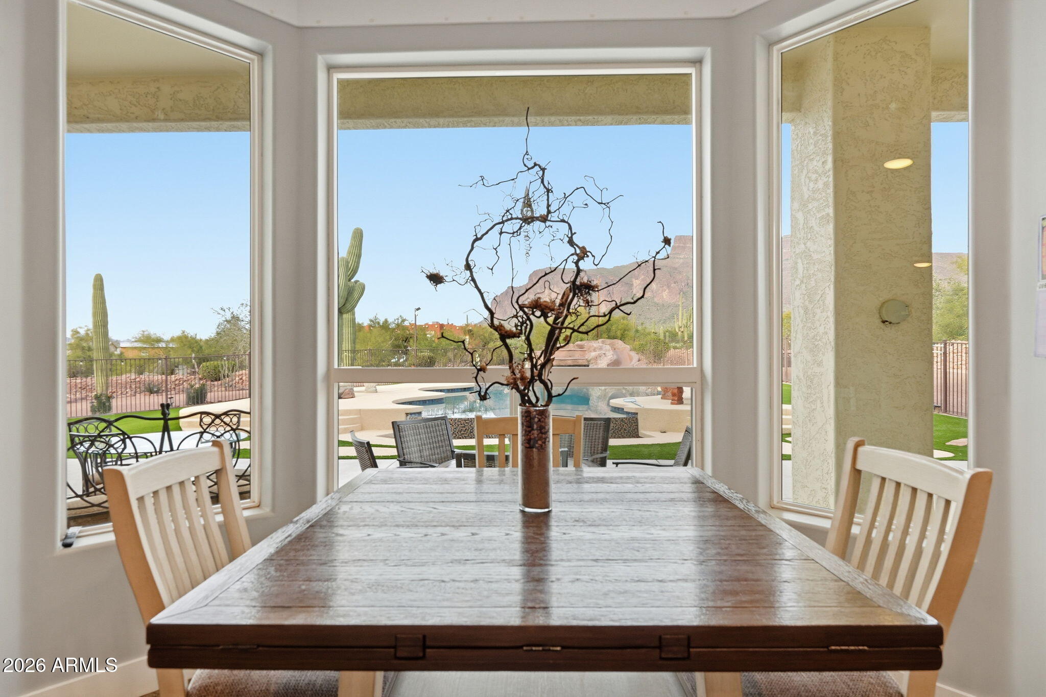 1067 South Trigger Court Apache Junction, AZ 85119 - Photo 22 of 60 a view of a living room and a porch