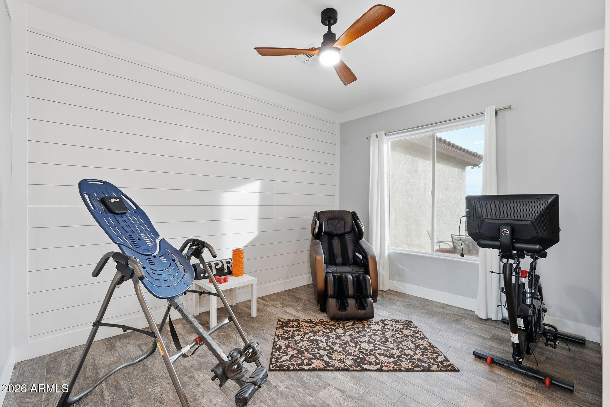 1067 South Trigger Court Apache Junction, AZ 85119 - Photo 23 of 60 a view of a workspace with furniture and a window