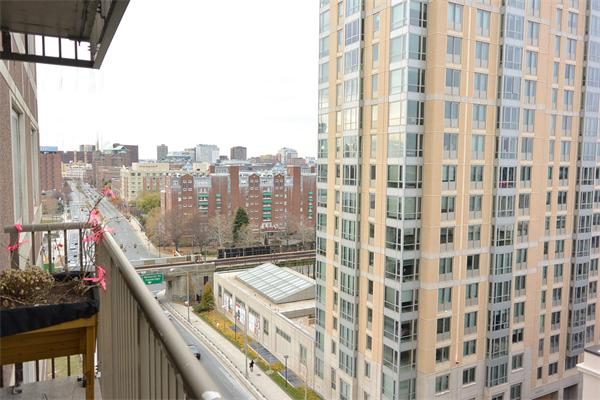 8 Museum Way, Unit 1201 Cambridge, MA 02141 - Photo 16 of 25 a view of a balcony with furniture