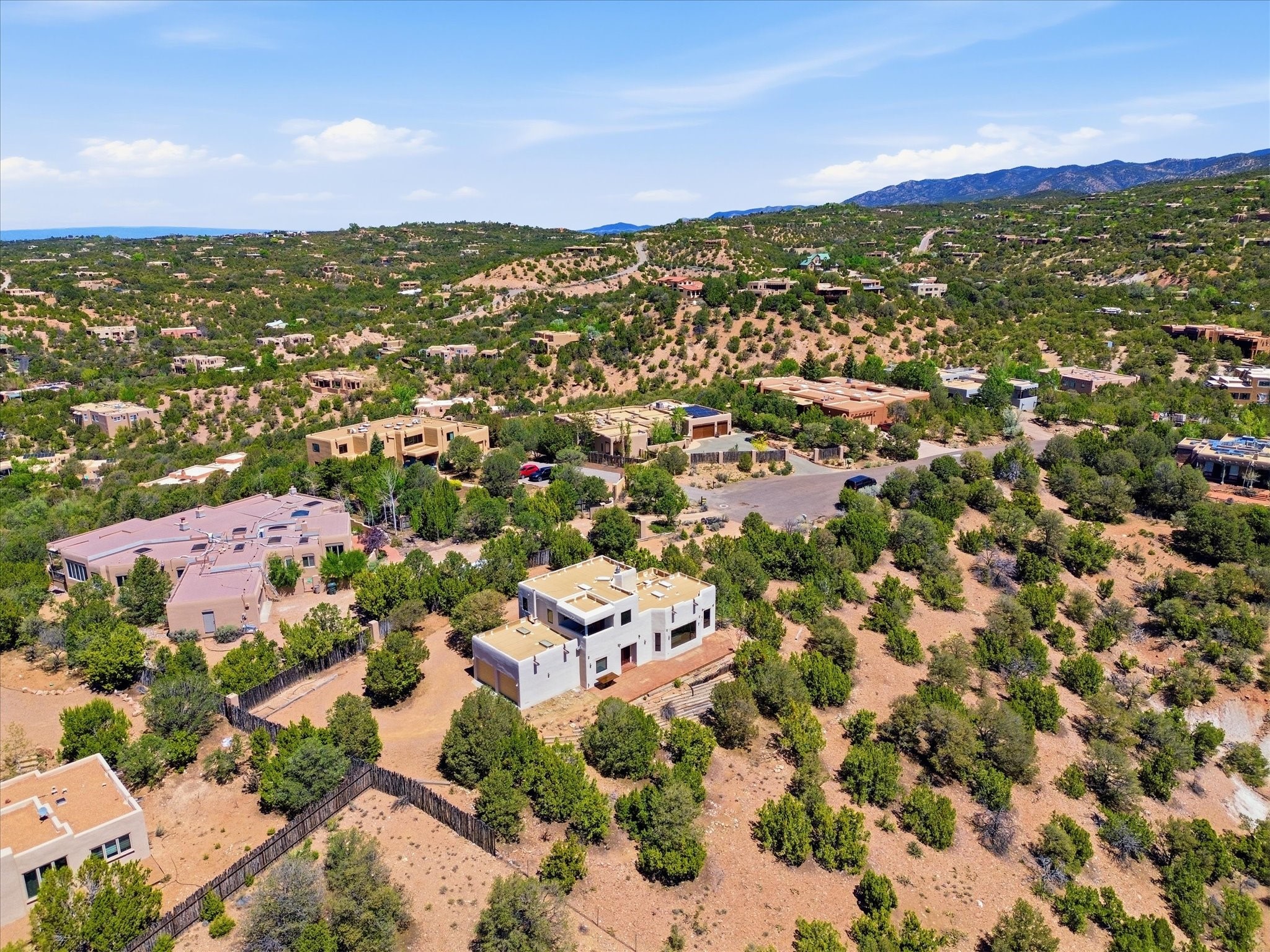 975 Indian Ridge Road Santa Fe, NM 87501 - Photo 58 of 67 Aerial View