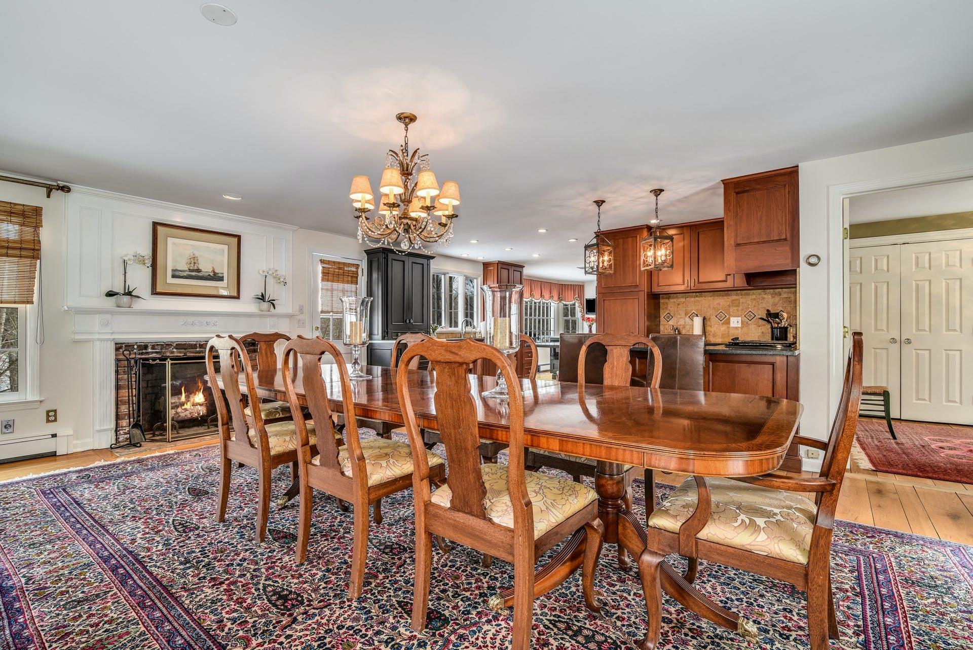 258 Jonathan Road New Canaan, CT 06840 - Photo 11 of 33 a view of a dining room with furniture