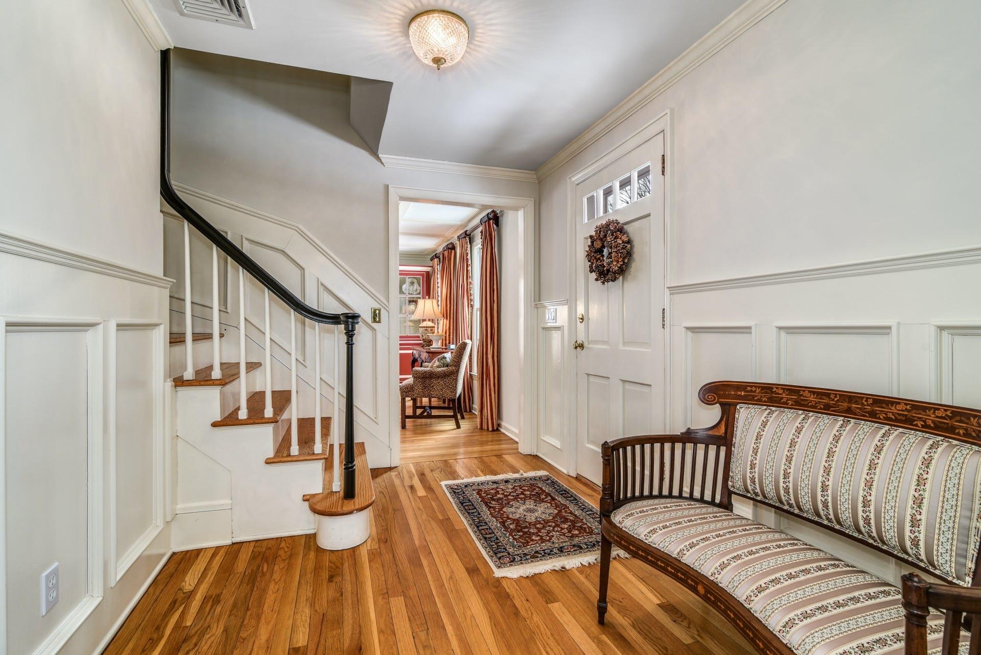 258 Jonathan Road New Canaan, CT 06840 - Photo 6 of 33 a view of entryway with wooden floor