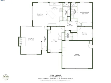 a picture of a floor plan