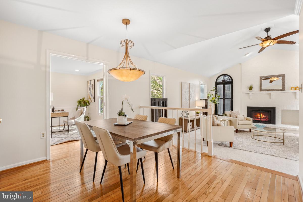 10 Leatherleaf Court Gaithersburg, MD 20878 - Photo 17 of 47 a view of a dining room with furniture window and wooden floor
