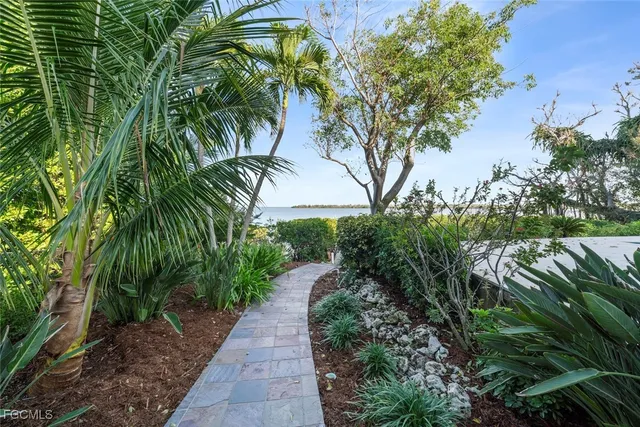 a view of an ocean and beach