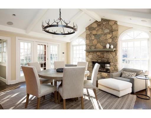 131 Laurel Road Brookline, MA 02467 - Photo 10 of 22 a view of a dining room with furniture window and outside view