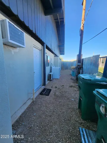 a view of storage and utility room