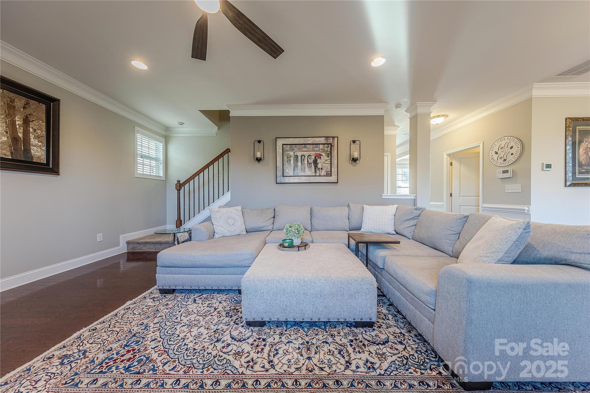 8344 Dallas Bay Road Charlotte, NC 28278 - Photo 14 of 25 a living room with furniture and a rug
