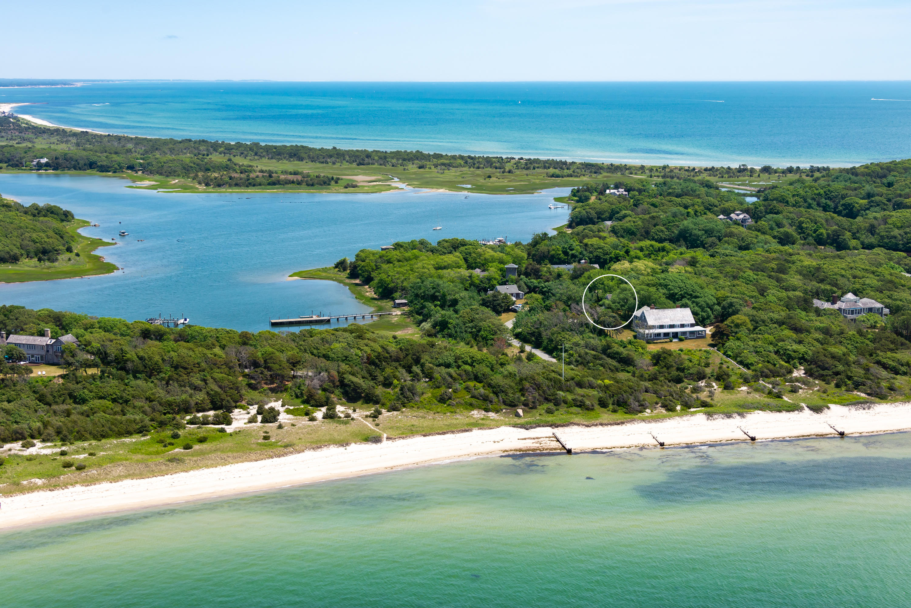 5 Smiths Point Road West Yarmouth, MA 02673 - Photo 16 of 31 a view of a lake with a city