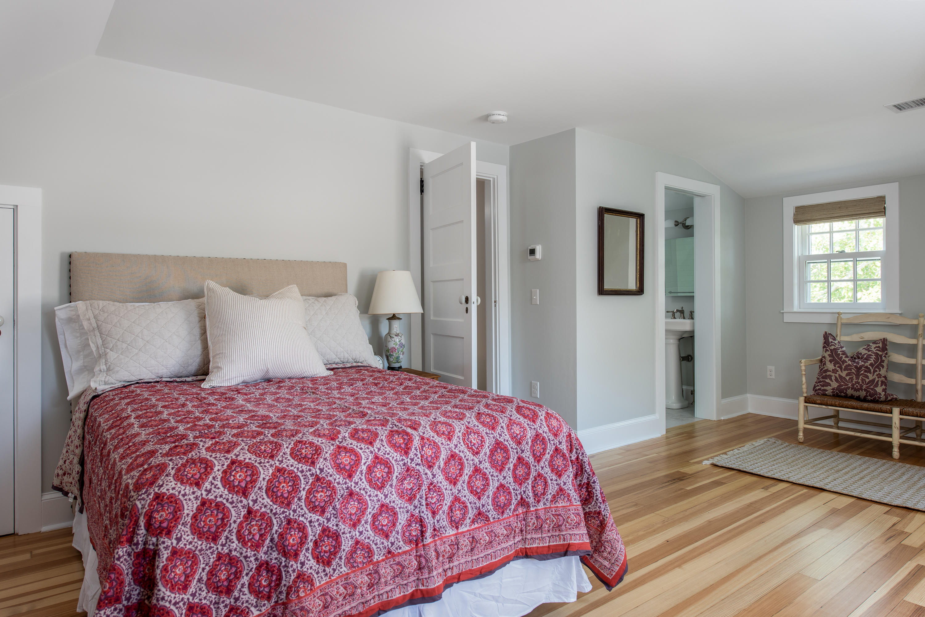 5 Smiths Point Road West Yarmouth, MA 02673 - Photo 28 of 31 a bedroom with a bed and wooden floor