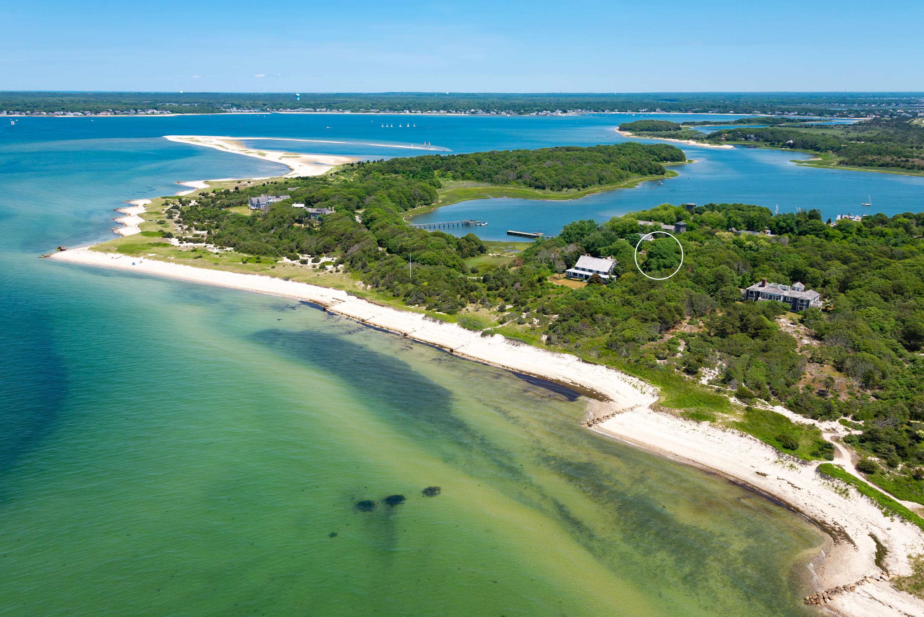 5 Smiths Point Road West Yarmouth, MA 02673 - Photo 29 of 31 a view of an ocean from a balcony