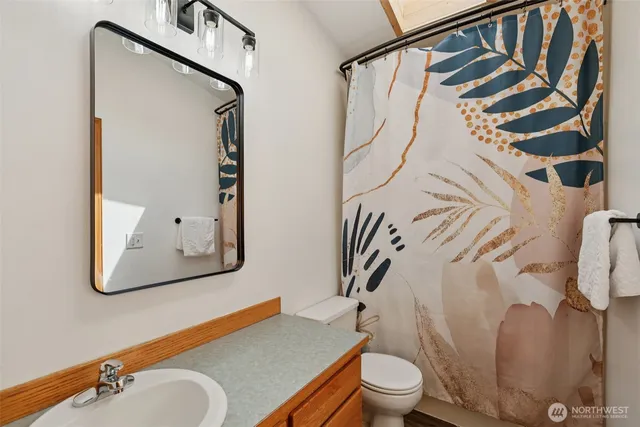 a view of a hallway with workspace