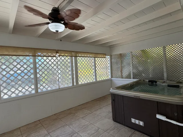 a room with furniture and window