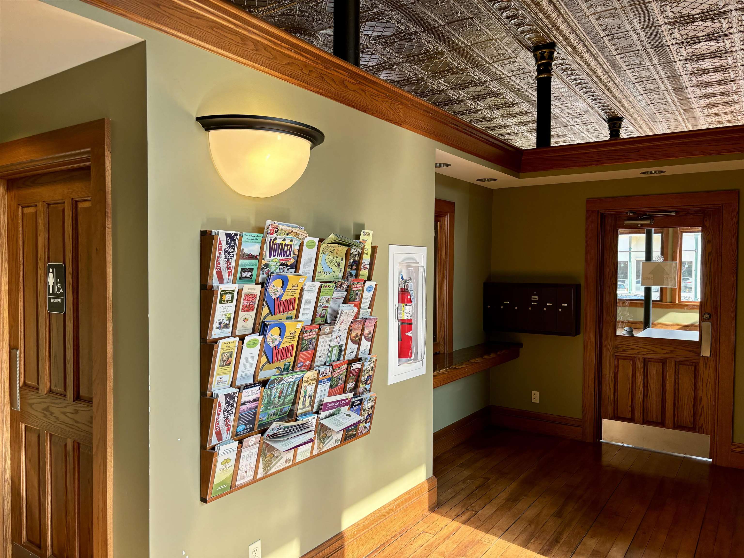 320 North Main Street Mount Carroll, IL 61053 - Photo 14 of 31 a view of a entryway door of the house