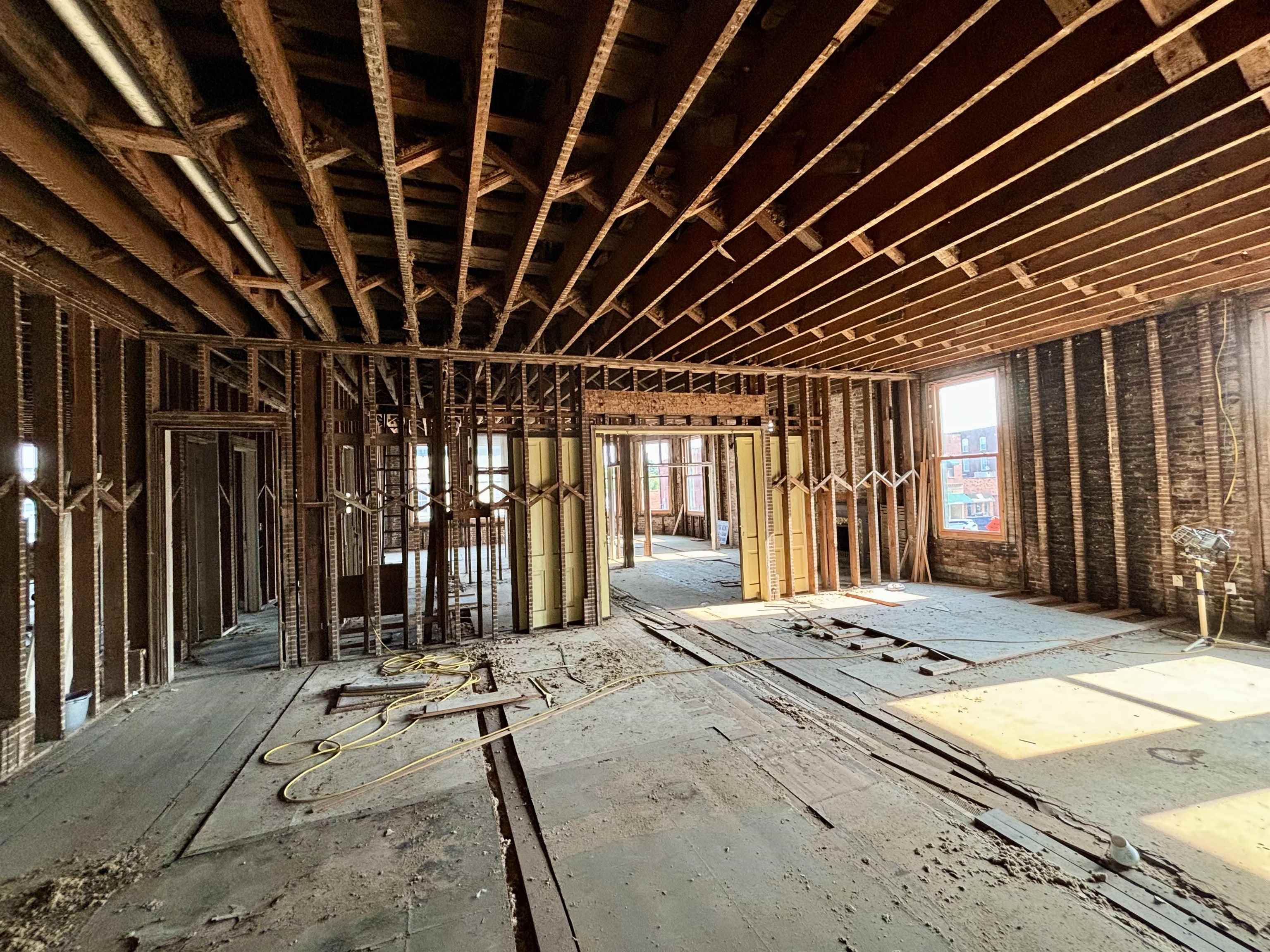 320 North Main Street Mount Carroll, IL 61053 - Photo 21 of 31 a bedroom with a bed a large window and furniture