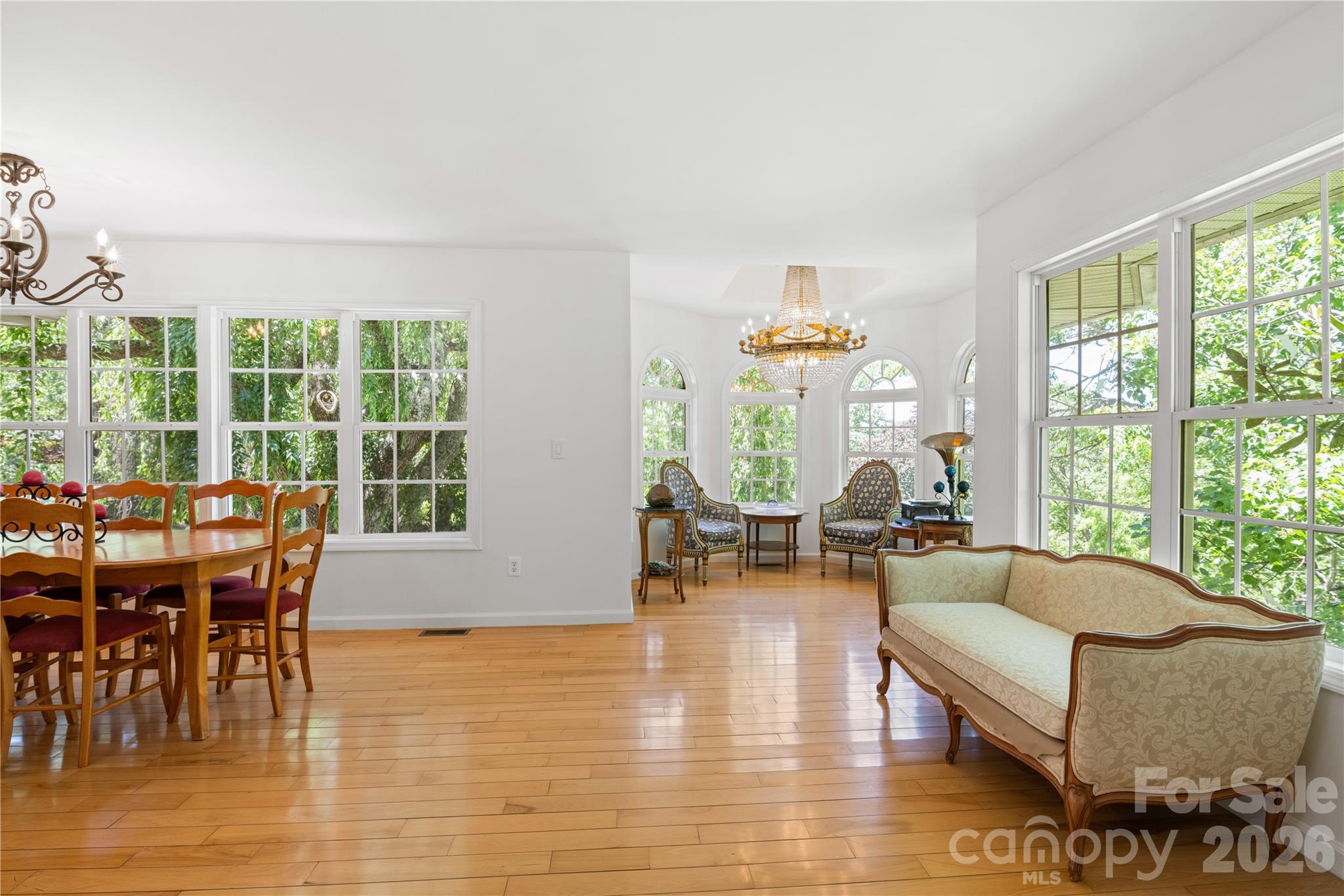 3 Northwood Road Asheville, NC 28804 - Photo 10 of 48 a living room with furniture and large windows