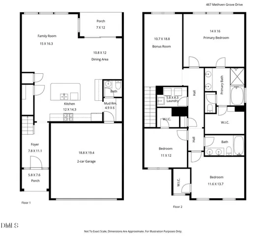 $610,000 | 467 Methven Grove Drive, Cary, NC 27519