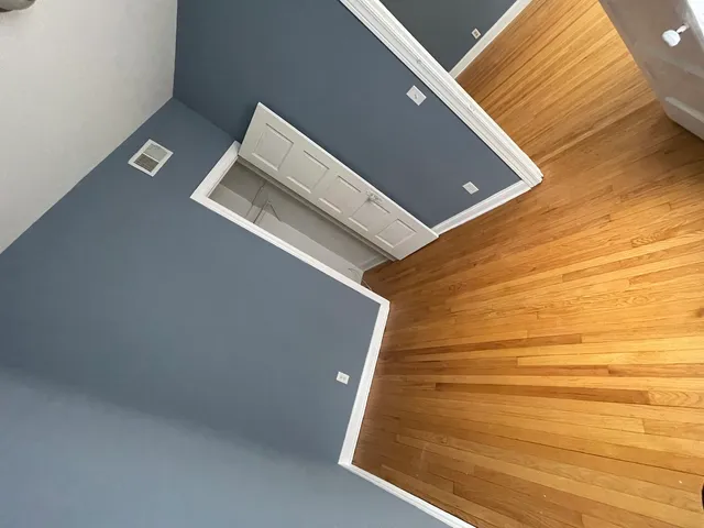 a view of an empty room