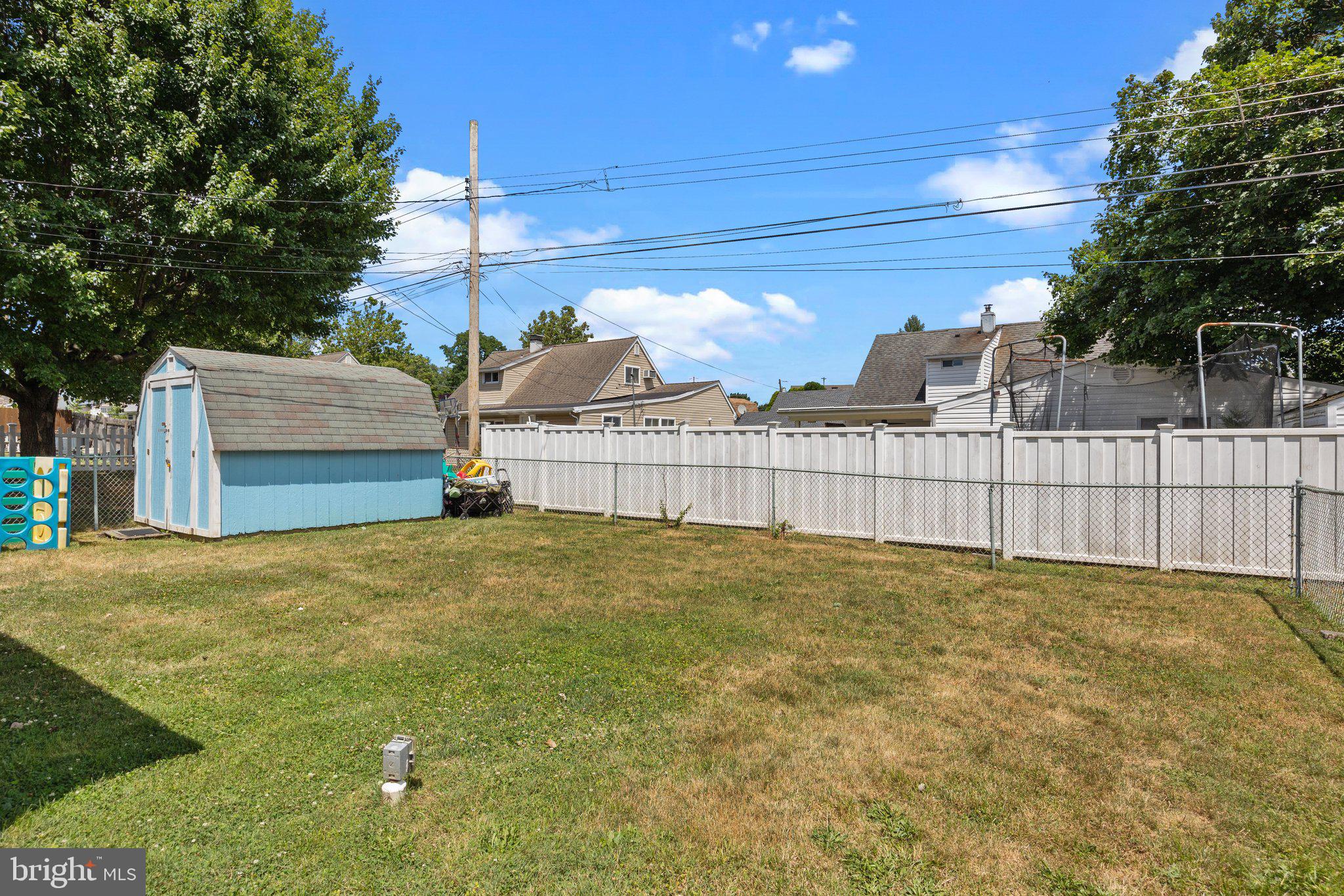 10 Jump Hill Road Levittown, PA 19056 - Photo 23 of 26 Storage Shed in Backyard