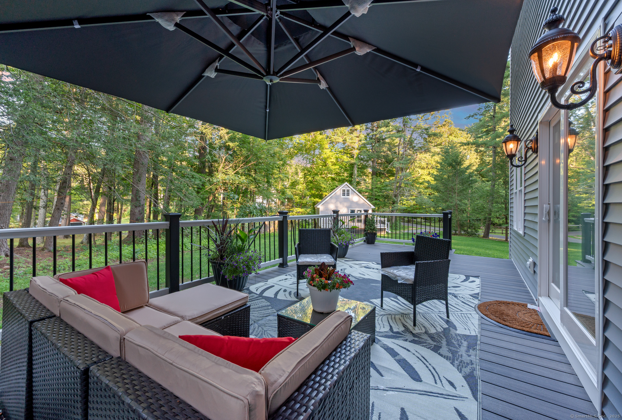 370 West Mountain Road West Simsbury, CT 06092 - Photo 32 of 39 a view of a patio on the roof deck