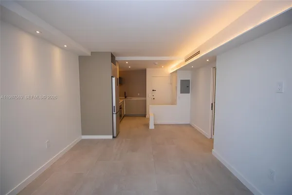 a view of empty room