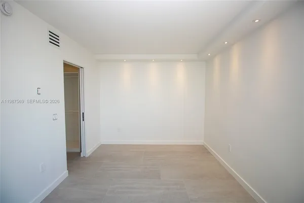 a view of an empty room