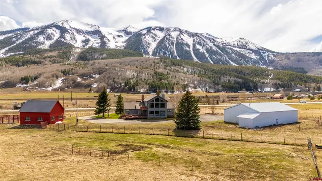 a view of a lake with a mountain in the background