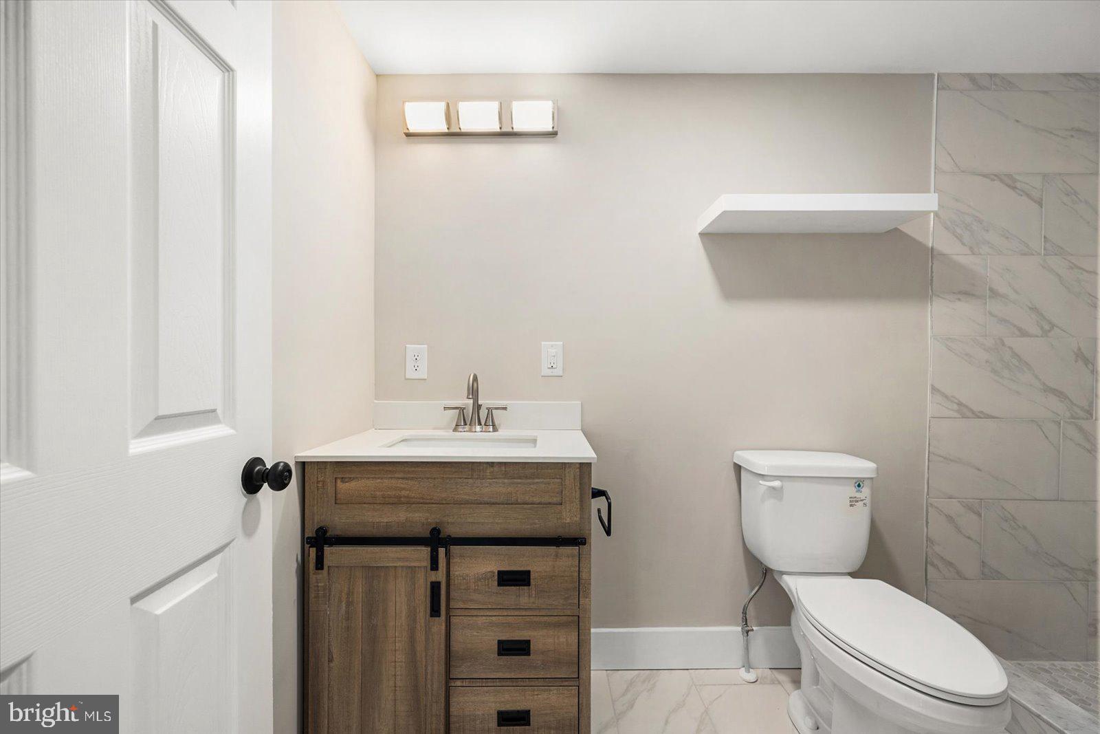 36451-3 3 Bridges Road Willards, MD 21874 - Photo 29 of 44 a bathroom with a toilet a sink and mirror