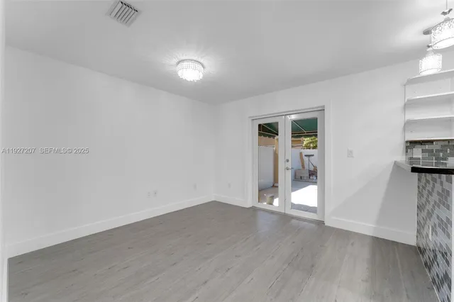 wooden floor in an empty room