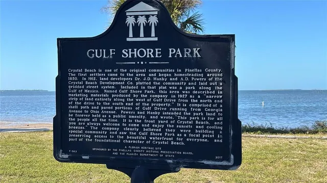 a sign on the side of building