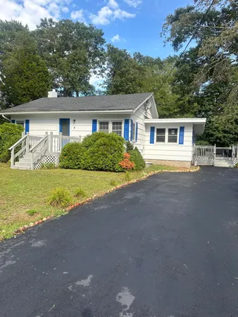 front view of house with a yard