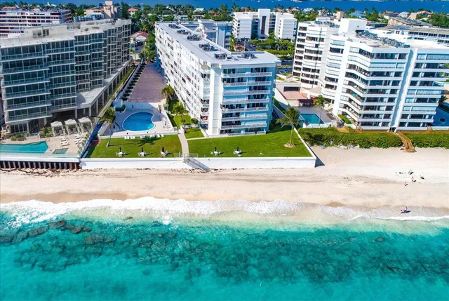 a view of a city with tall buildings