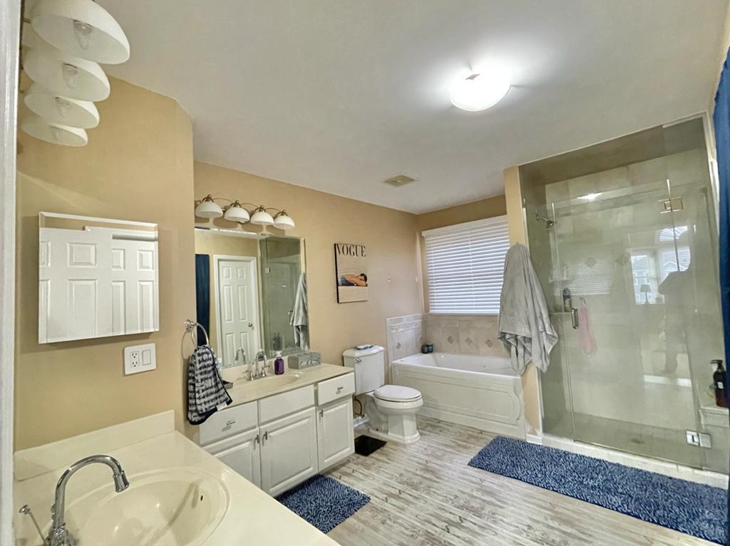1236 Sagebrush Trail Cary, IL 60013 - Photo 11 of 17 a bathroom with a sink a toilet and shower