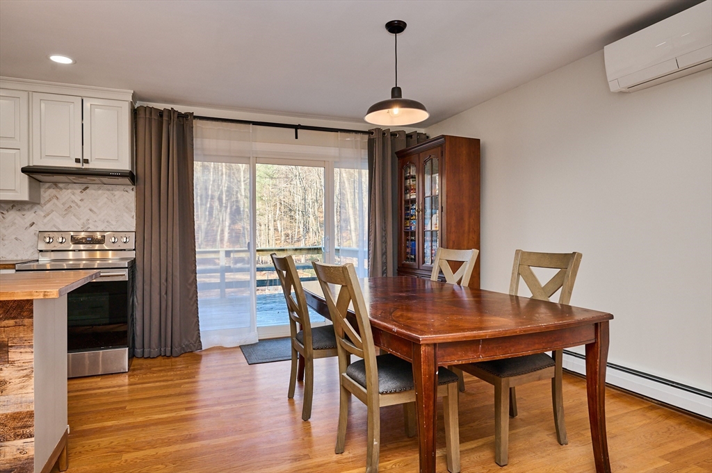 15 Gulf Road Pelham, MA 01002 - Photo 10 of 42 a view of a dining room with furniture window and wooden floor