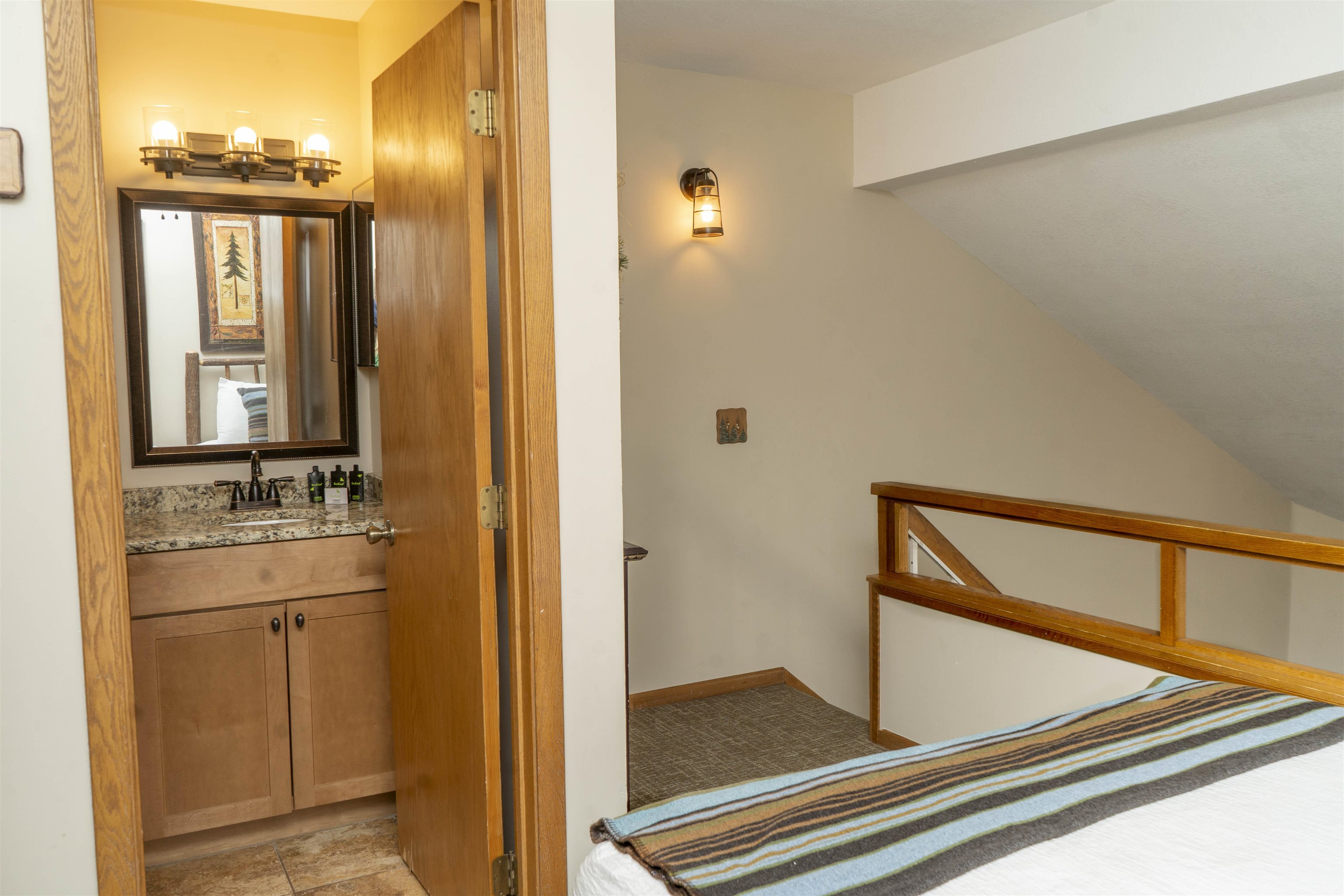 111 Bridge Run Lane, Unit 111 Lutsen, MN 55612 - Photo 13 of 48 Bathroom with vanity and light tile patterned floors