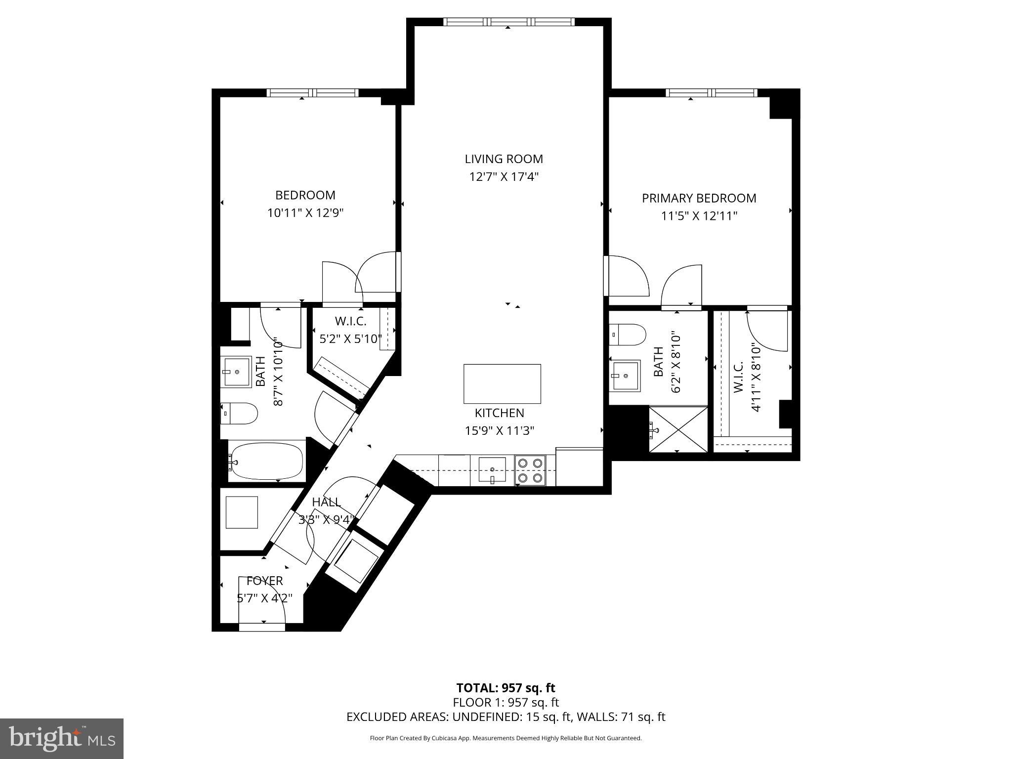 2125 14th Street Northwest, Unit 230 Washington, DC 20009 - Photo 17 of 17 a picture of a floor plan