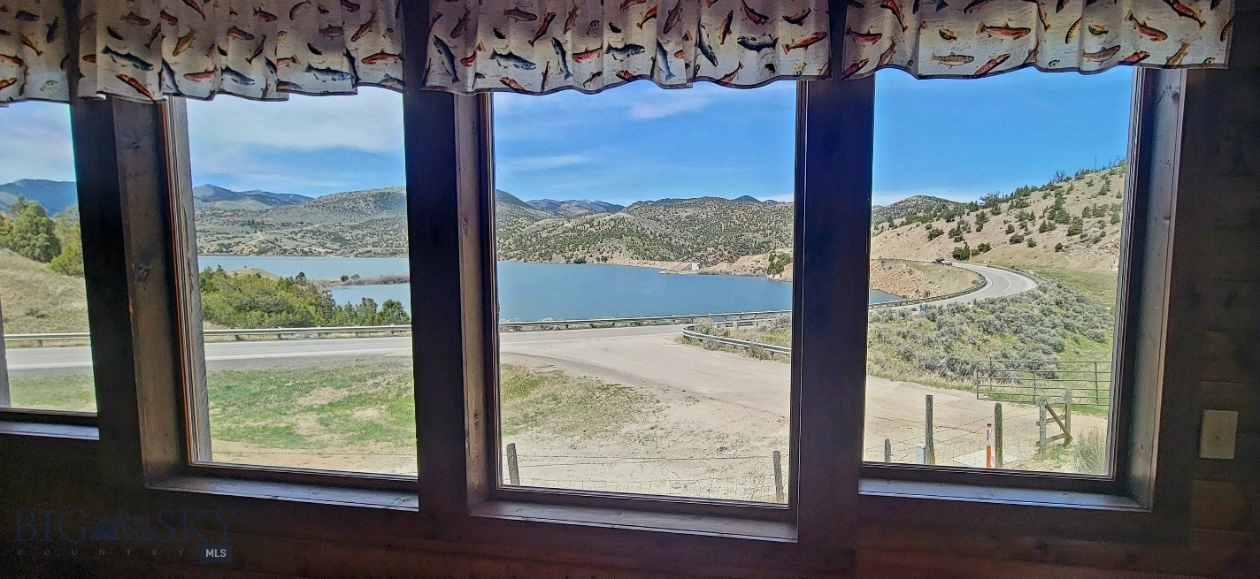 747 Upper Ruby Road Alder, MT 59710 - Photo 28 of 87 Main large picture windows overlooking the Ruby Reservoir.