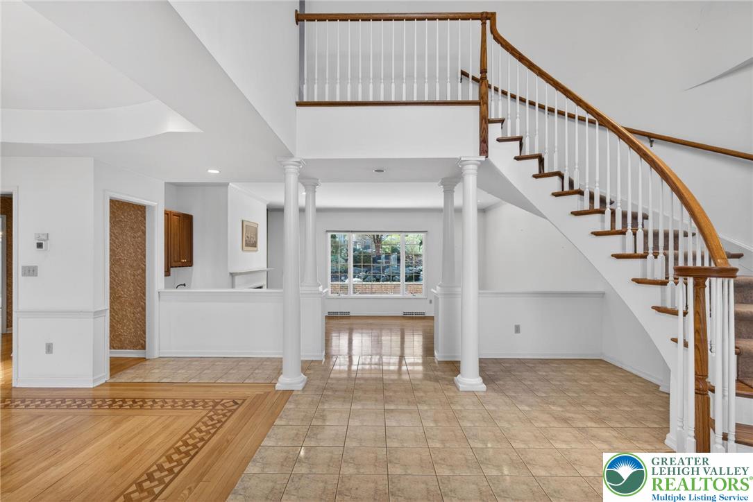 3190 Sheffield Drive Emmaus, PA 18049 - Photo 5 of 43 a view of entryway and hall with wooden floor