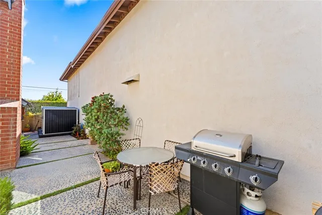 a outdoor space with sitting space