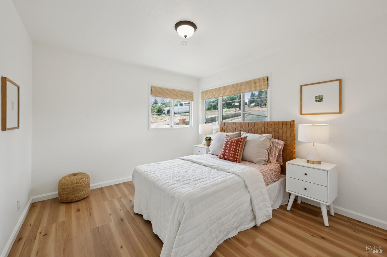 447 Sparkes Road Sebastopol, CA 95472 - Photo 21 of 44 a bedroom with a bed and a closet