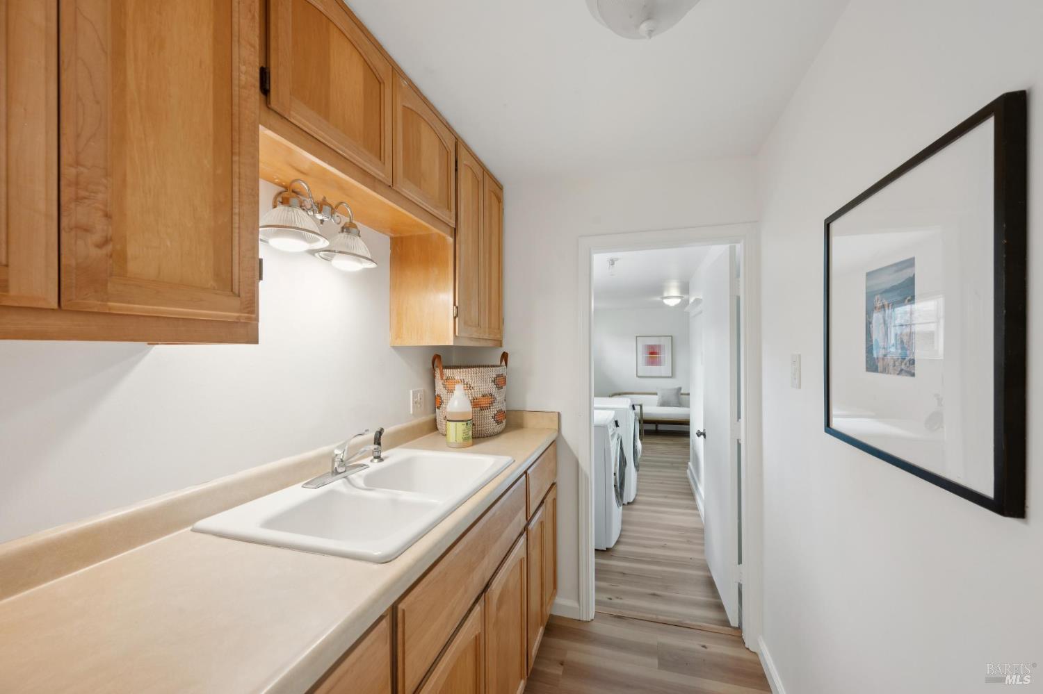 447 Sparkes Road Sebastopol, CA 95472 - Photo 26 of 44 a bathroom with a sink and a mirror